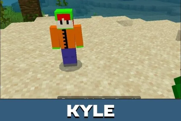 Kyle from South Park Mod for Minecraft PE