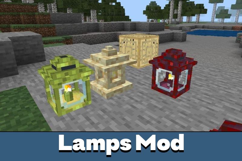 Download Lamps Mod for Minecraft PE Lamps Mod for MCPE