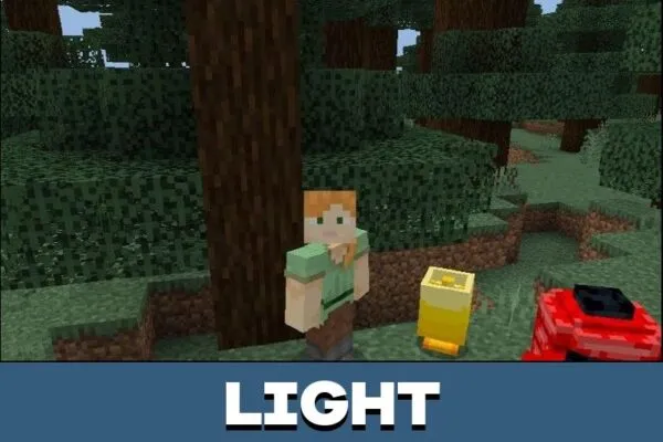 Light from Lamps Mod for Minecraft PE