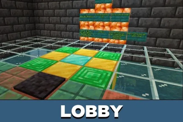 Lobby from Cave Parkour Map for Minecraft PE