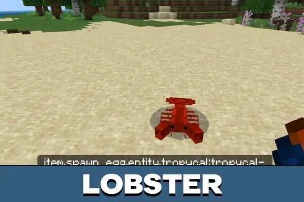 Lobster from Pelican Mod for Minecraft PE