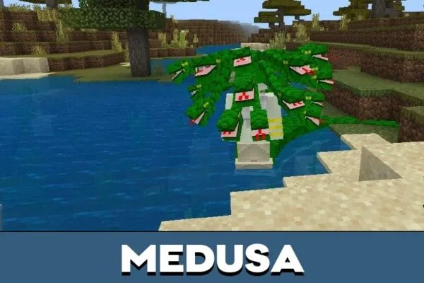 Medusa from Fantasy Mod for Minecraft PE