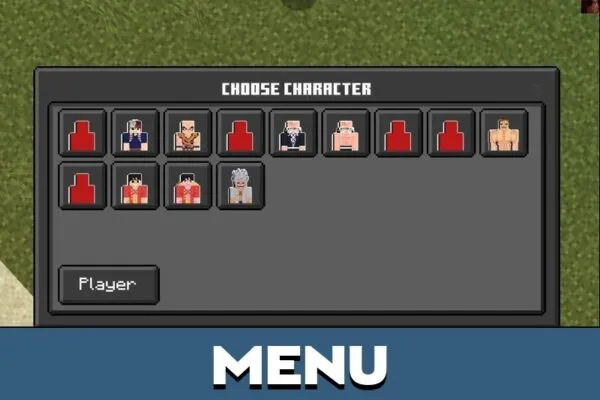 Menu from Animes WG Mod for Minecraft PE