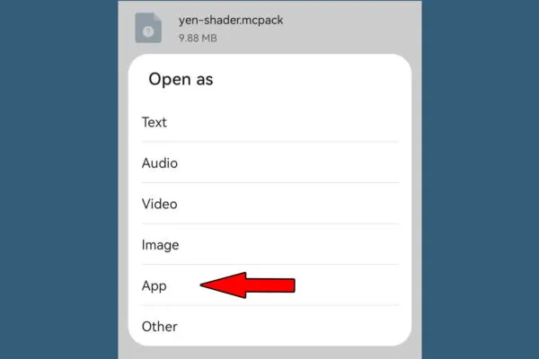 Mini Step 2 Install Shader for Minecraft PE