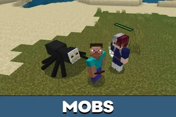 Mobs from Animes WG Mod for Minecraft PE