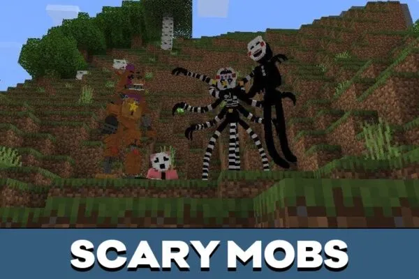 Mobs from Halloween Mod for Minecraft PE