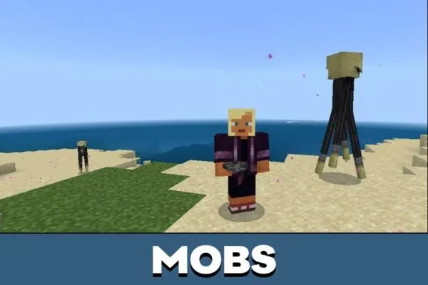 Mobs from Slenderman Mod for Minecraft PE