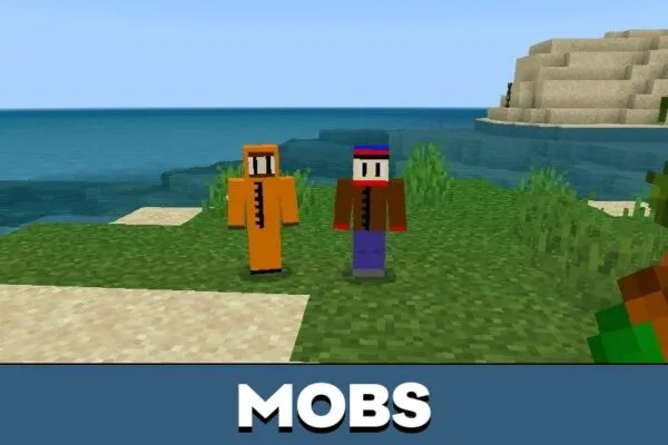 Mobs from South Park Mod for Minecraft PE