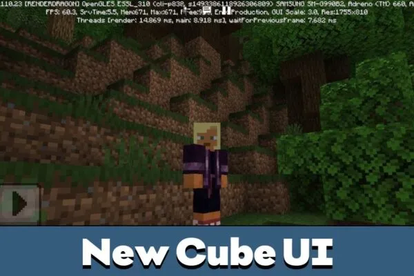 New from Cube UI Texture Pack for Minecraft PE