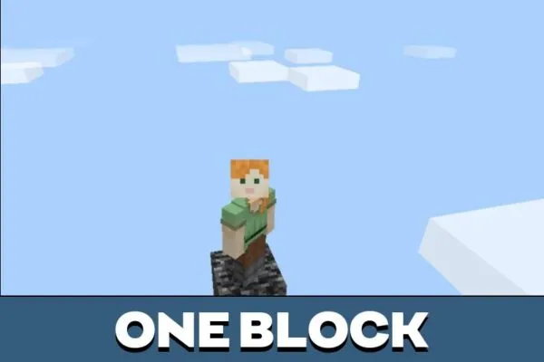 One Block from No Block Map for Minecraft PE