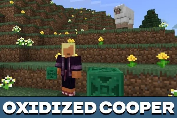 Oxidized Copper from Concept 1.21 Update Mod for Minecraft PE