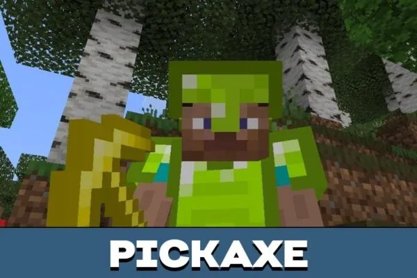 Pickaxe from Crystal Mod for Minecraft PE