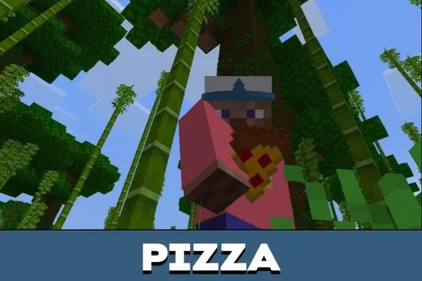 Pizza from Gravity Falls Mod for Minecraft PE