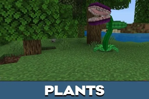 Plants from Fantasy Mod for Minecraft PE