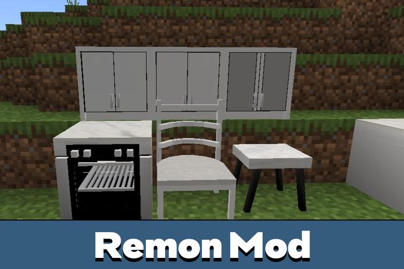 Download Remon Furniture Mod for Minecraft PE Remon Furniture Mod for