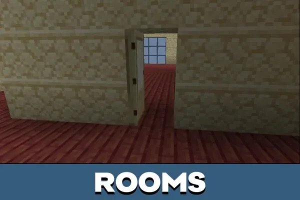 Rooms from Batman House Map for Minecraft PE