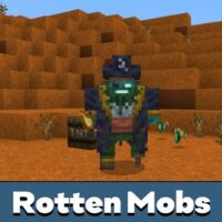 Rotten Creatures Mod for Minecraft PE