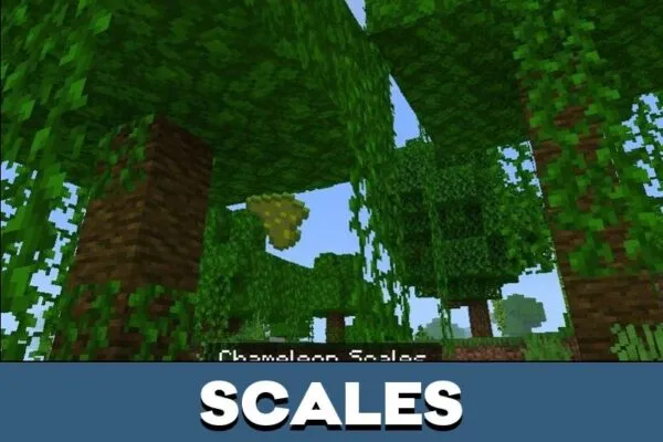 Scales from Chameleon Mod for Minecraft PE