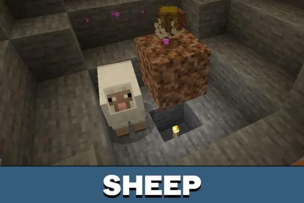 Sheep from Magic Block Map for Minecraft PE