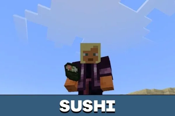 Sushi from Crab Mod for Minecraft PE