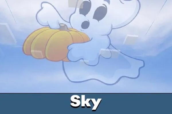 Sky from Halloween Texture Pack for Minecraft PE