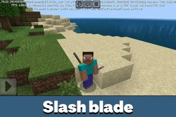 Slash Blade from Dual Wield Mod for Minecraft PE