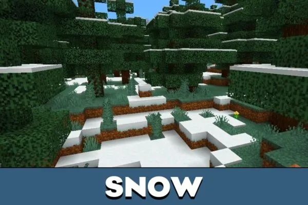 Snow from Graphic Shader for Minecraft PE