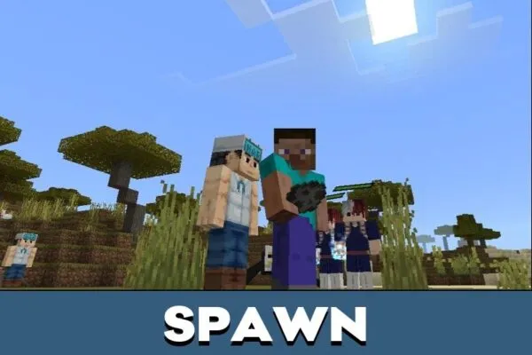 Spawn from Animes WG Mod for Minecraft PE