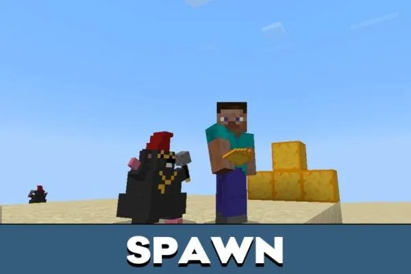 Spawn from Biggie Cheese Mod for Minecraft PE