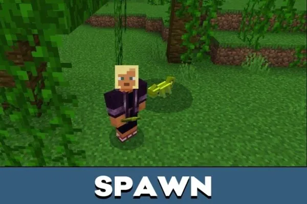 Spawn from Chameleon Mod for Minecraft PE