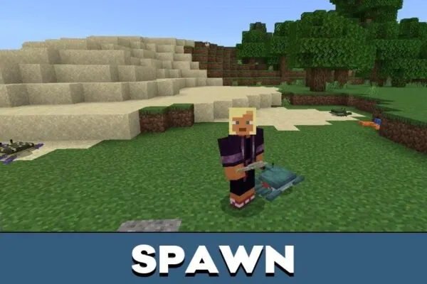 Spawn from Crab Mod for Minecraft PE