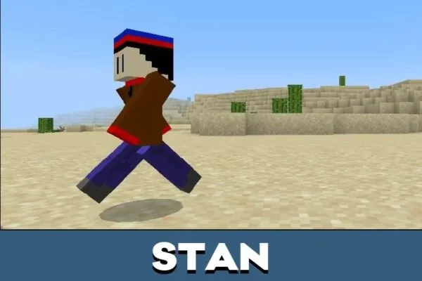 Stan from South Park Mod for Minecraft PE