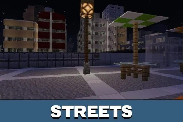 Streets from Urashima Map for Minecraft PE