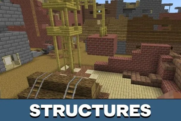 Structures from Korea Map for Minecraft PE