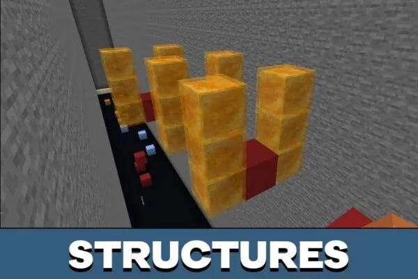 Structures from Parkour Jump Map for Minecraft PE