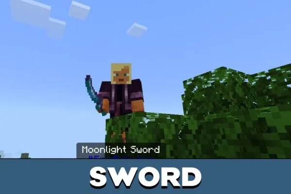 Sword from Epic Paladins Mod for Minecraft PE