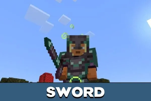 Sword from Prismarite Mod for Minecraft PE