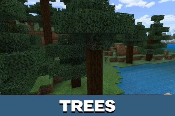 Trees from BNS Shader for Minecraft PE