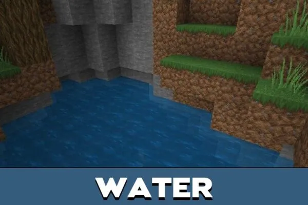 Water from Faithful 64x64 Texture Pack for Minecraft PE