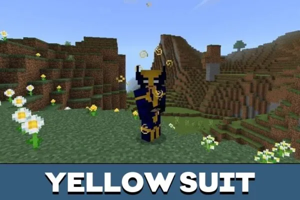 Yellow Suit from Wolverine Mod for Minecraft PE