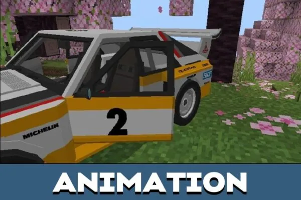 Animation from Audi Mod for Minecraft PE