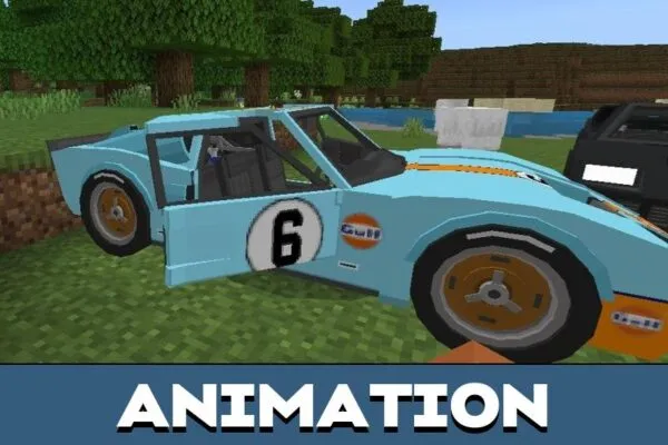 Animation from Ford Mod for Minecraft PE