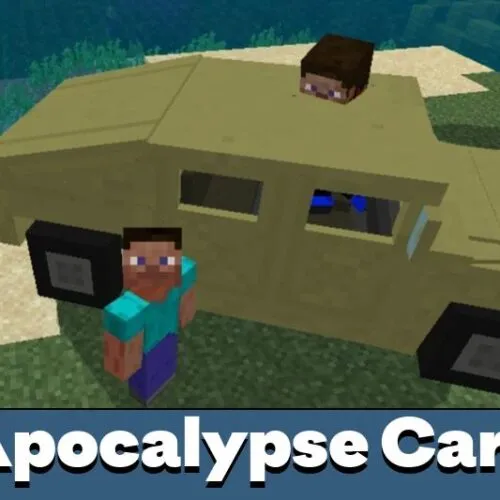 Apocalypse Cars Mod for Minecraft PE