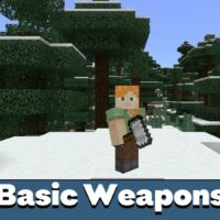 Basic Weapons Mod for Minecraft PE