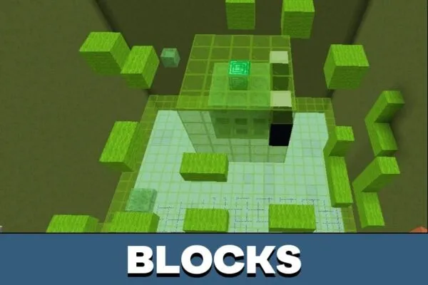 Blocks from Power Mob Parkour Map for Minecraft PE