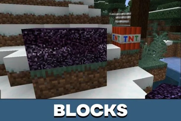 Blocks from Wither Storm Mod for Minecraft PE