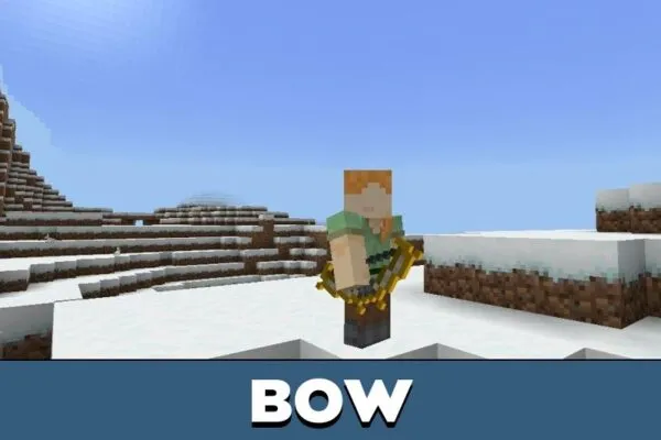 Bow from Zero Weapon Texture Pack for Minecraft PE