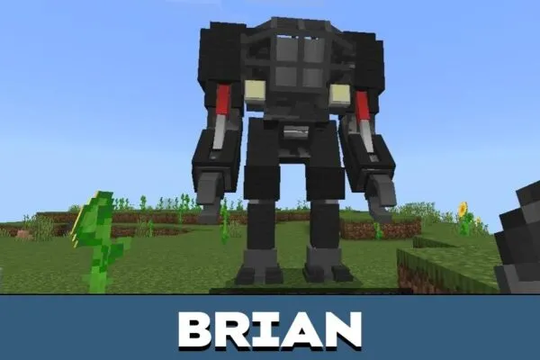 Brian from Craftable Mechs Mod for Minecraft PE