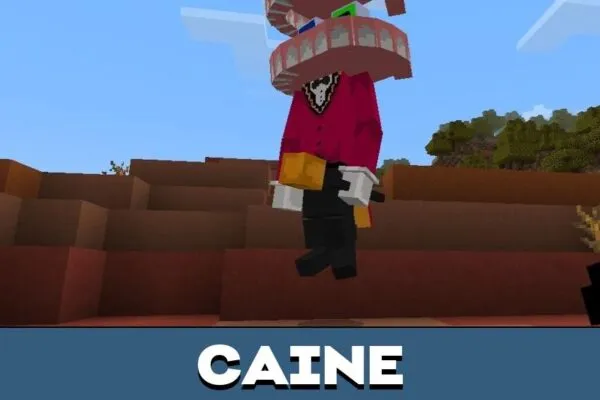 Caine from Amazing Digital Circus Mod for Minecraft PE