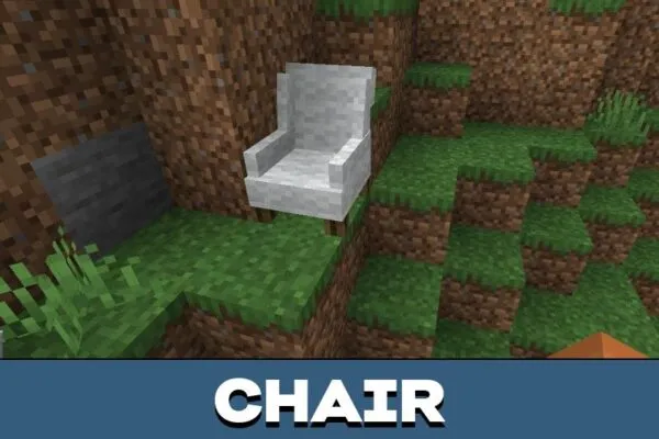 Chair from Christmas Furniture Mod for Minecraft PE